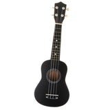 Maxbell Maxbell 21" Hawaii Ukulele Mini 4 Strings Guitar for Kids Beginners Black