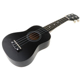 Maxbell Maxbell 21" Hawaii Ukulele Mini 4 Strings Guitar for Kids Beginners Black