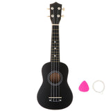 Maxbell Maxbell 21" Hawaii Ukulele Mini 4 Strings Guitar for Kids Beginners Black