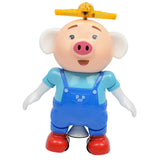 Maxbell Electric Pets Piglet Dancing & Rotating Robot Toys for Kids, Funny Seaweed Dance Musical Flashing Intelligent Walking Toy Kids Gift - Blue - Aladdin Shoppers