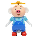 Maxbell Electric Pets Piglet Dancing & Rotating Robot Toys for Kids, Funny Seaweed Dance Musical Flashing Intelligent Walking Toy Kids Gift - Blue - Aladdin Shoppers