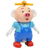 Maxbell Electric Pets Piglet Dancing & Rotating Robot Toys for Kids, Funny Seaweed Dance Musical Flashing Intelligent Walking Toy Kids Gift - Blue - Aladdin Shoppers