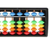 Maxbell Plastic Colorful Abacus, Kid's Soroban Calculator Math Educational Toy, 7 Column - Aladdin Shoppers