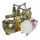 2x Mini Hot Air Stirling Engine Motor Model Educational Steam Heat Education