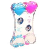 Maxbell Maxbell Liquid Bubbler Motion Timer Floating Color Hourglass Blue Pink Dolphin B