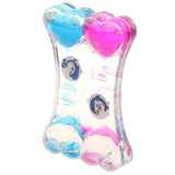 Maxbell Maxbell Liquid Bubbler Motion Timer Floating Color Hourglass Blue Pink Dolphin B