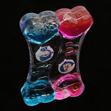 Maxbell Maxbell Liquid Bubbler Motion Timer Floating Color Hourglass Blue Pink Dolphin B