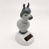 Maxbell Maxbell Cute Solar Powered Bobbling Toy Shaking Head Alpaca Home/Office/Car Ornament