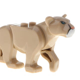 Maxbell Maxbell Children Plastic Assembly Animal Building Blocks Educational Toy- Brown Lion