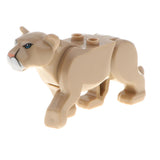 Maxbell Maxbell Children Plastic Assembly Animal Building Blocks Educational Toy- Brown Lion