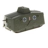 Maxbell 1/100 Scale German A7V Model, Battle Tank of the First World War, Armoured Fighting Vehicle Toy Collectibles - Aladdin Shoppers