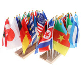 Maxbell Montessori Educational Toy - 36 Hand Held Small International Flags On Stick - Aladdin Shoppers