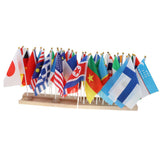 Maxbell Montessori Educational Toy - 36 Hand Held Small International Flags On Stick - Aladdin Shoppers