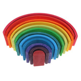 Colorful Wooden Rainbow Blocks Stack Tunnel Stacking Game Toys