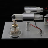 Maxbell Maxbell Stirling Engine Model M15B (With Flashing LED Light) - Conversion of Heat Energy to Electrical Energy