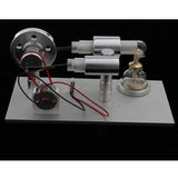 Maxbell Maxbell Stirling Engine Model M15B (With Flashing LED Light) - Conversion of Heat Energy to Electrical Energy