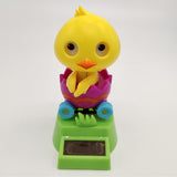 Maxbell Maxbell Cartoon Solar Powered Yellow Duck Figurine - Dancing Swing Animal Model Kids Educational Toy Home Desk Decor