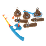 Maxbell Maxbell Fun Bath Fishing Toy Novelty Poo Game Toilet Prank Game Joke for Kids Adults