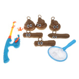 Maxbell Maxbell Fun Bath Fishing Toy Novelty Poo Game Toilet Prank Game Joke for Kids Adults