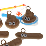 Maxbell Maxbell Fun Bath Fishing Toy Novelty Poo Game Toilet Prank Game Joke for Kids Adults