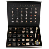 Maxbell Educational Science Set NATURAL SPECIMENS COLLECTION KIT (30pcs) with Magnifier & Brush - Aladdin Shoppers