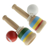 Wooden Kendama Ball And Cup Skill Game Traditional Japanese Game Toy - White - Aladdin Shoppers