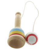 Wooden Kendama Ball And Cup Skill Game Traditional Japanese Game Toy - White - Aladdin Shoppers