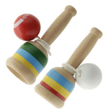 Wooden Kendama Ball And Cup Skill Game Traditional Japanese Game Toy - White - Aladdin Shoppers