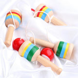 Maxbell Maxbell Wooden Kendama Ball And Cup Skill Game Traditional Japanese Game Toy - White