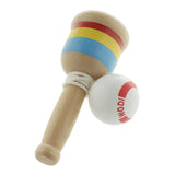 Wooden Kendama Ball And Cup Skill Game Traditional Japanese Game Toy - White - Aladdin Shoppers