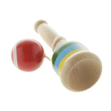 Wooden Kendama Ball And Cup Skill Game Traditional Japanese Game Toy - Red - Aladdin Shoppers