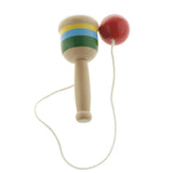 Wooden Kendama Ball And Cup Skill Game Traditional Japanese Game Toy - Red - Aladdin Shoppers