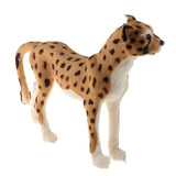 Maxbell 1Pcs Simulated Animal Cute Leopard Ornament Lifelike Furry Leopard Model Touching Smoothly For Lovely Baby Kids - Aladdin Shoppers