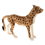 Maxbell 1Pcs Simulated Animal Cute Leopard Ornament Lifelike Furry Leopard Model Touching Smoothly For Lovely Baby Kids - Aladdin Shoppers