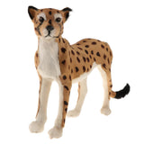 Maxbell 1Pcs Simulated Animal Cute Leopard Ornament Lifelike Furry Leopard Model Touching Smoothly For Lovely Baby Kids - Aladdin Shoppers