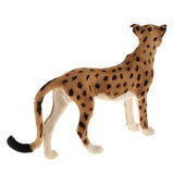 Maxbell 1Pcs Simulated Animal Cute Leopard Ornament Lifelike Furry Leopard Model Touching Smoothly For Lovely Baby Kids - Aladdin Shoppers