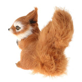 Maxbell 1Pcs Simulated Animal Small Squirrel Ornament Lifelike Furry Rabbit Model Touching Smoothly For Lovely Baby Kids - Aladdin Shoppers