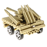Maxbell Maxbell Creative Gold Shell Casing Army Tank Model - Decorative Artillery Artwork Metal Craft Model - Home Decorations Craft Gifts #B