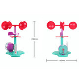 Maxbell Maxbell Children Science Materials, Cup Anemometer Model Kit for Home School Teaching