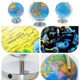 Maxbell Maxbell 2 in 1 Lighted World Globe & Illuminated Glowing Constellation Map, Kids Geography Educational Toy