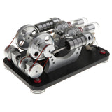 Maxbell Maxbell 600RPM Double-Cylinder Double-Flywheel Stirling Engine Motor Generator Kits