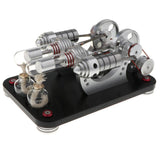 Maxbell Maxbell 600RPM Double-Cylinder Double-Flywheel Stirling Engine Motor Generator Kits