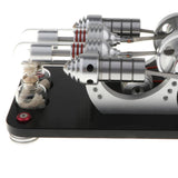 Maxbell Maxbell 600RPM Double-Cylinder Double-Flywheel Stirling Engine Motor Generator Kits