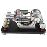 Maxbell Maxbell 600RPM Double-Cylinder Double-Flywheel Stirling Engine Motor Generator Kits