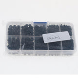 Maxbell 1380Pcs Black Plastic Safety Dolls Eyes with a Storage Box, For Teddy Bear Animal Doll Soft Toy DIY Making, 3/4/5/6/8mm - Aladdin Shoppers