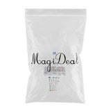 Maxbell 1100pcs 5-25mm Plastic Self-adhesive Wiggle Googly Eyes For Teddy Bear Dolls DIY - Aladdin Shoppers