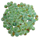 Set of 100 Green Petal Marbles (16mm) for Chinese Checkers & Marble Run Game Toy Kids DIY Craft, Fish Tank Home Decoration - Aladdin Shoppers