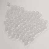 Maxbell 100Pcs Round Transparent Glass Marbles Clear for Filling Vases Aquarium Decor 8mm - Aladdin Shoppers