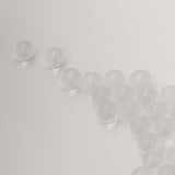 Maxbell 100Pcs Round Transparent Glass Marbles Clear for Filling Vases Aquarium Decor 8mm - Aladdin Shoppers