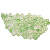 Maxbell Maxbell 100Pcs 16mm Marbles Ball Glass Beads for Chinese Checkers Game Toy Green